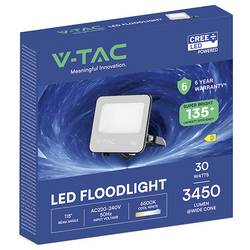 V-TAC VT-44033 231986 LED reflektor Energetická třída (EEK2021): D (A - G) 30 W Barvy světla (LED svítidlo): bílá
