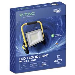 V-TAC VT-44049 242186 stavební reflektor Energetická třída (EEK2021): F (A - G) 50 W Barvy světla (LED svítidlo): neutrální bílá