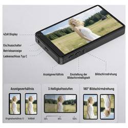 Neewer M4B #####Selfie Monitor 10.2 cm 4 palec Bluetooth