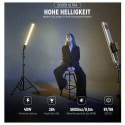 Neewer BH20B LED video svítidlo Počet LED=384 dvoubarevné