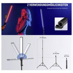 Neewer BH20B LED video svítidlo Počet LED=384 dvoubarevné