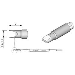 JBC Tools C210024 pájecí hrot dlátový, rovný Délka hrotů 5 mm Obsah 1 ks