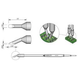 JBC Tools C420275 pájecí hrot Tvar čepele Obsah 1 ks