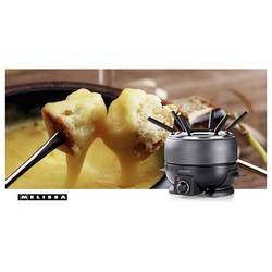 Melissa 16310236 fondue 800 W kabelové připojení, ochrana proti přehřátí černá