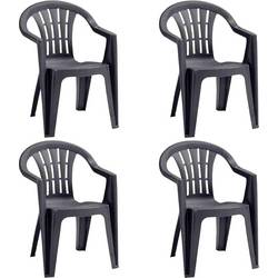 Jardin Cuba SET 4x St.Ses.graph. N01364 sada zahradního nábytku grafit