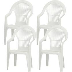 Progarden Vega SET 4x St-Ses weiß M73540 sada zahradního nábytku bílá