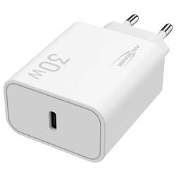 Ansmann Home Charger HC130PD USB nabíječka, 1x USB-C®, 30 W, PPS, Dodávka energie, Quick Charge, bílá