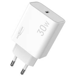 Ansmann Home Charger HC130PD USB nabíječka, 1x USB-C®, 30 W, PPS, Dodávka energie, Quick Charge, bílá