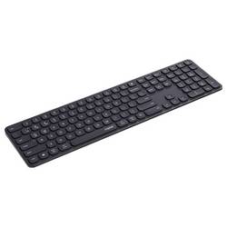 Rapoo E9810M bezdrátový, Bluetooth® klávesnice německá, QWERTZ tmavě šedá
