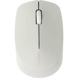 Rapoo M100 myš, přenos bezdrátový, Bluetooth®, 3 tlačítko, 1300 dpi, bílá
