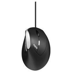 Rapoo EV200 myš, přenos kabelový, 3 tlačítko, 1600 dpi, černá