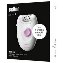 Braun epilátor růžová, bílá