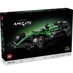 6588593 LEGO® TECHNIC Aston Martin Aramco AMR25 F1® Auto s řízením, zavěšením, převodovkou a RS; stavebnice pro dospělé