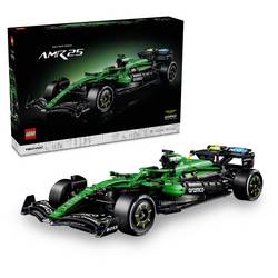 6588593 LEGO® TECHNIC Aston Martin Aramco AMR25 F1® Auto s řízením, zavěšením, převodovkou a RS; stavebnice pro dospělé