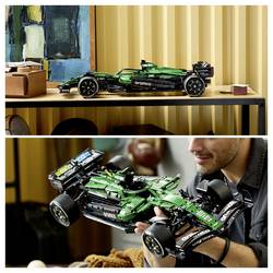 6588593 LEGO® TECHNIC Aston Martin Aramco AMR25 F1® Auto s řízením, zavěšením, převodovkou a RS; stavebnice pro dospělé