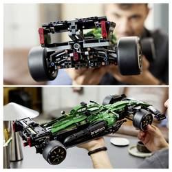 6588593 LEGO® TECHNIC Aston Martin Aramco AMR25 F1® Auto s řízením, zavěšením, převodovkou a RS; stavebnice pro dospělé