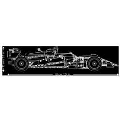 6588593 LEGO® TECHNIC Aston Martin Aramco AMR25 F1® Auto s řízením, zavěšením, převodovkou a RS; stavebnice pro dospělé
