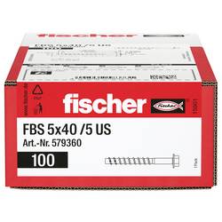 Fischer 579360 šroub do betonu 40 mm vnější šestihran galvanizováno zinkem 100 ks