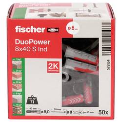 Fischer 579154 univerzální hmoždinka 40 mm 50 ks