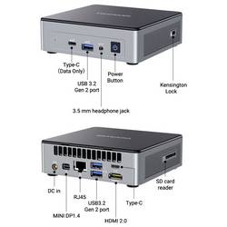 GEEKOM mini PC (HTPC) Air12 2026 Edition Intel® Pentium® Gold 7505 3.5 GHz 16 GB RAM 512 GB SSD Intel Win 11 Pro Mini Air12-PT7505