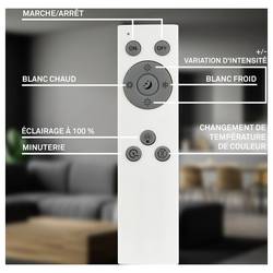 Briloner Piatto 7767016 LED panel 24 W teplá bílá, denní bílá bílá