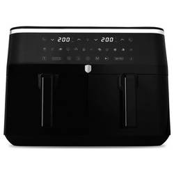BerlingerHaus BH9883 horkovzdušná fritéza 9 l 3100 W nepřilnavý povlak, horkovzdušný, Kontrolní okénko, funkce časovače, Digitální časovač, 2 samostatné