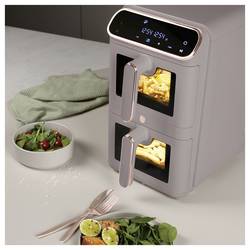 BerlingerHaus BH9804 horkovzdušná fritéza 11 l 2460 W nepřilnavý povlak, horkovzdušný, Kontrolní okénko, funkce časovače, Digitální časovač, 2 samostatné