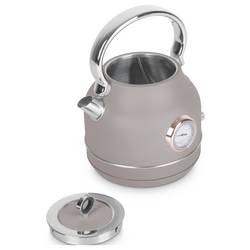 BerlingerHaus rychlovarná konvice, bez BPA, Cool touch pouzdro, ochrana proti přehřátí, tmavě šedá (taupe), BH9514