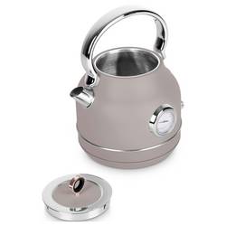 BerlingerHaus rychlovarná konvice, bez BPA, Cool touch pouzdro, ochrana proti přehřátí, tmavě šedá (taupe), BH9514