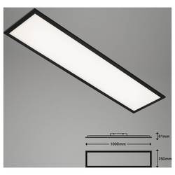 Briloner Piatto 7167015 LED panel 24 W teplá bílá, studená bílá černá