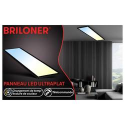 Briloner Piatto 7167015 LED panel 24 W teplá bílá, studená bílá černá
