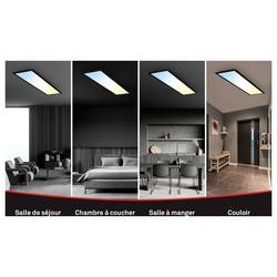 Briloner Piatto 7167015 LED panel 24 W teplá bílá, studená bílá černá