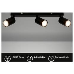 Briloner TIB 2172035 stropní lampa LED GU10 9 W černá
