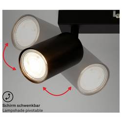 Briloner TIB 2172035 stropní lampa LED GU10 9 W černá