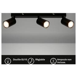 Briloner TIB 2172035 stropní lampa LED GU10 9 W černá
