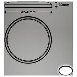 Briloner 7524415 MOVE stropní svítidlo s PIR senzorem LED LED 15 W černá