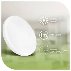 Briloner 3866016 Elipso stropní svítidlo LED LED Energetická třída (EEK2021): A (A - G) 8 W bílá