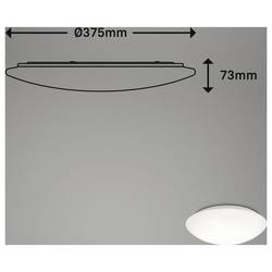 Briloner 3362116 ELIPSO stropní svítidlo s PIR senzorem LED LED 22 W bílá
