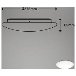 Briloner 3362016 ELIPSO stropní svítidlo s PIR senzorem LED LED 15 W bílá