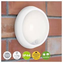 Briloner HELSINKI 3352016 venkovní nástěnné osvětlení s PIR detektorem LED LED 12 W bílá