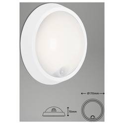 Briloner HELSINKI 3352016 venkovní nástěnné osvětlení s PIR detektorem LED LED 12 W bílá