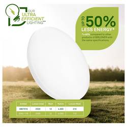 Briloner 3867016 Elipso stropní svítidlo LED Energetická třída (EEK2021): A (A - G) 12 W bílá
