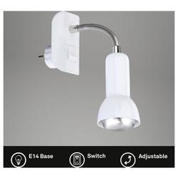 Briloner PAKU nástěnné světlo E14 25 W bílá