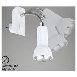 Briloner PAKU nástěnné světlo E14 25 W bílá