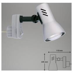 Briloner PILO nástěnné světlo E14 25 W titan