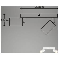 Briloner TIB 2172026 stropní lampa LED GU10 9 W bílá