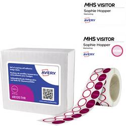 Avery-Zweckform 4852E-THR štítek se jménem (š x v) 22 mm x 22 mm 1000 ks