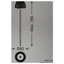 Briloner 7678025 Riffle Nano zahradní osvětlení LED LED 1.5 W antracitová