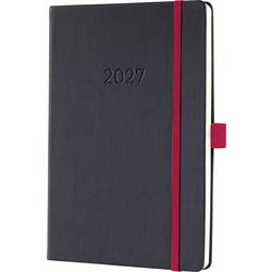 Sigel C2708 týdenní kalendář Conceptum 2027 Hardcover DIN A5 černá, červená 192 Seiten 1 ks