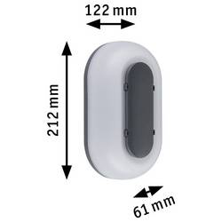 Paulmann 94957 venkovní nástěnné LED osvětlení LED 18.5 W antracitová, bílá
